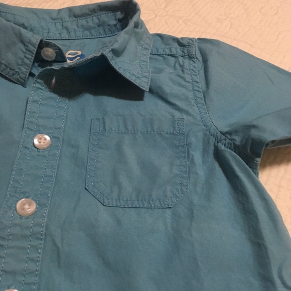 18-24m (4/$20) Cargo Shorts and Teal Button-Down by Joe Fresh - Picture 4 of 13